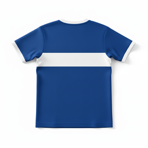 เสื้อกีฬาแบบกำหนดเองประสิทธิภาพสูง ผลิตจากโพลีเอสเตอร์ 100% แขนสั้น พิมพ์ลายด้านหน้า ระบายอากาศได้ดี ซับเหงื่อ สำหรับวัยรุ่น - Product Image 2