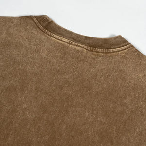 Camiseta Personalizada DTG de 230 Gramos, Estilo Streetwear, 100% Algodón, Hombros Caídos, Oversize, Vintage, Lavado Ácido, para Hombre - Product Image 4