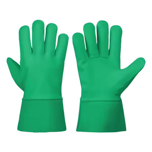 Gants de soudage TIG en cuir de chèvre et croûte de cuir de vache, résistants à l'abrasion, à la chaleur et ignifuges pour la construction et la lutte contre les incendies - Product Image 3