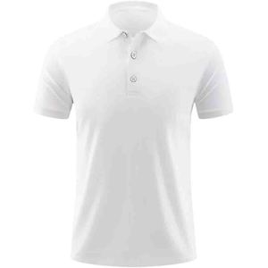 Polo à col pour homme, manches courtes, 100% coton, décontracté, respirant, pour le golf - Product Image 3