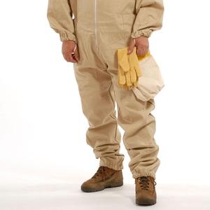 Combinaison intégrale kaki avec voile intégré, manches réfléchissantes en polyester, tenue d'apiculture de protection de niveau D, vêtement de sécurité - Product Image 4