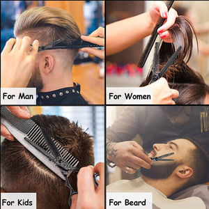 Ciseaux à effiler professionnels MAHFOOZ INSTRUMENTS de 6 pouces pour salon de coiffure, lame en acier inoxydable, pointe affûtée, outil de beauté pour hommes - Product Image 5