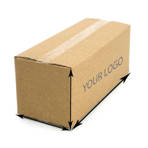 Eco Corrugated Board <b>Folder</b> Shipping Boxes 0.5mm Flexographic Printed Recycled Paper Mailing Cases Bulk Retail Packaging Cartons - Product Image 4