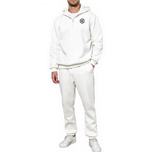 Professional Training Men Winter Plus Size Eco-Friendly Casual Solid Hooded Tracksuit Soft Fabric Sports <b>Set</b> for <b>Gym</b> Fitness - Product Image 1