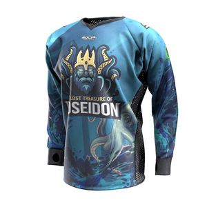 Jersey de Paintball Personalizado de Alta Calidad, Impresión por Sublimación Completa, Ropa Deportiva Táctica Ligera, Duradera y Transpirable, Fabricante - Product Image 1