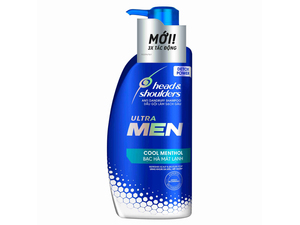 Shampooing antipelliculaire Head & Shoulders Ultra Men Cool Menthol pour hommes 650ml - Product Image 1