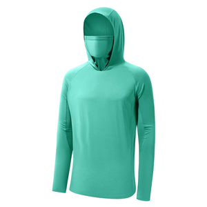 Sudadera con Capucha de Pesca UPF 50+ Personalizada para Hombre, Sudadera con Capucha Impermeable de Manga Larga UPF 50+, Servicio OEM y ODM, Sudaderas con Capucha UPF 50+ - Product Image 1