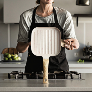 Poêle à griller antiadhésive robuste, idéale pour griller la viande, les légumes, les sandwichs et la cuisine quotidienne - Product Image 2