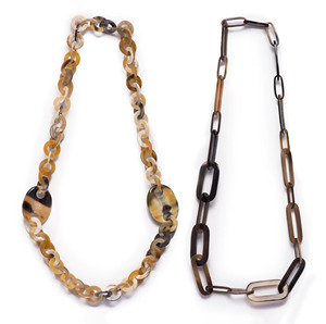 Collares de cadena de cuerno, joyería natural hecha a mano para mujer, venta al por mayor a precio de fábrica. - Product Image 2
