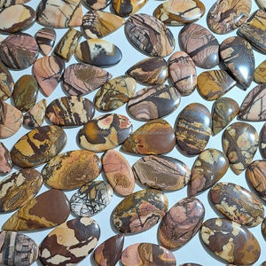 Cabujón de Jaspe Verde de Grado AAA Australiano, Gema Natural Certificada por Terceros, Marca MH GEMS, Gemas Sueltas para Joyería - Product Image 1