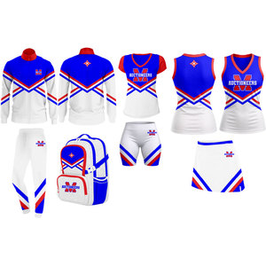 Uniforme de Animadoras para Adultos, Estilo Moderno y Sostenible, Transpirable y Cómodo, Tela de Spandex/Poliéster, Colores Personalizados - Product Image 1