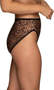 Culottes pour femmes Pure Balance, coupe haute, respirantes, pour tous les jours, en tissu tricoté écologique, doux, en spandex/polyester, résistantes - Product Image 3