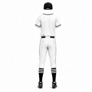 Ensemble d'uniformes de baseball personnalisés haut de gamme pour équipes et clubs, tissu respirant, design sublimé, coupe athlétique, maillot et pantalon - Product Image 2