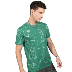 Gran oferta de ropa de calle de lujo para hombre, camiseta de alta calidad de secado rápido, talla grande personalizada, diseño de Hip Hop impreso - Product Image 3