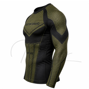 CMen <b>Compression</b> <b>shirt</b> High quality Solid Color Stretch Gym Slim Fit <b>Compression</b> <b>shirt</b> High Quality <b>Men</b> <b>Compression</b> <b>Shirt</b> - Product Image 3