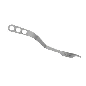 Retractor de cadera con palanca ósea curva PISSCO, retractor quirúrgico de palanca ósea para cirugía de cadera, 1 unidad de acero inoxidable - Product Image 4