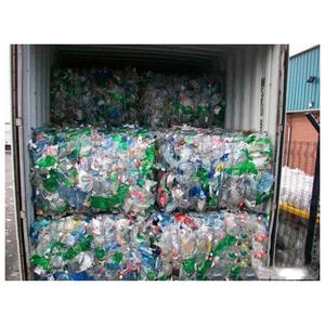 Fournisseur en gros de déchets de bouteilles PET, bouteilles en plastique propres et sèches pour usine de recyclage et production de granulés - Product Image 1