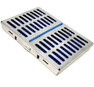 Caja de Almacenamiento para Esterilización en Autoclave Manual de Alta Calidad, Bandeja de Acero Inoxidable de 7.25" x 5" para Instrumentos Médicos, Marca Mahfooz - Product Image 2
