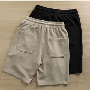 Custom Heavyweight Solid Eco-Friendly Cotton Fleece Oversized Streetwear <b>Shorts</b> OEM Manufacturer - Product Image 5