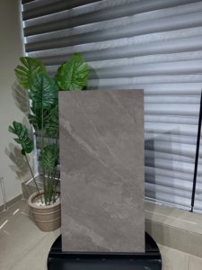 Piedra Ardesia Gris Ceniza, Baldosa de Porcelana Moderna para Piso y Pared, Rectangular, Acabado Mate - Product Image 6