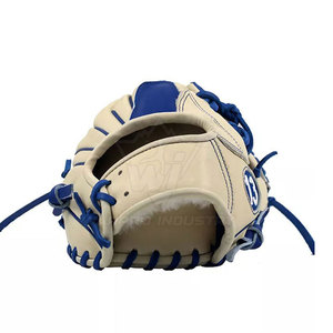 Guantes de béisbol de cuero hechos a medida con estructura de bolsillo profundo para entrenamiento de recepción y actividades de béisbol - Product Image 4
