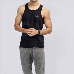 Camiseta Deportiva Informal para Hombre, Chaleco Ligero para Entrenamiento, Camiseta sin Mangas con Corte Profundo para Hombre, Ropa de Gimnasio - Product Image 3