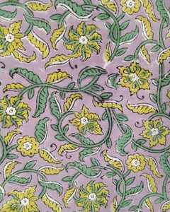 <b>Summer</b> Lightweight Woven Hand Block Printed Quick-Dry Cotton Voile Fabric for Boys' Shirts Suits Dresses Bags Curtains Lingerie - Product Image 5