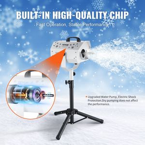 Macchina per la produzione di neve da 1200W con supporto regolabile in altezza per categoria prodotti ghiaccio secco - Product Image 4