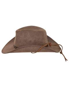 ELYSIAN INDUSTRIES Chapeau Fedora Classique en Cuir Véritable pour Homme - Ajustement Réglable, Chapeau d'Hiver Décontracté pour l'Extérieur, Broderie à la Main - Product Image 2