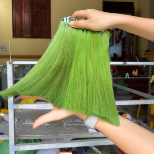 Máquina de extensiones de cabello humano Remy vietnamita de aspecto brillante y sedoso Natural Premium superior trama doble 100g para paquete - Product Image 5