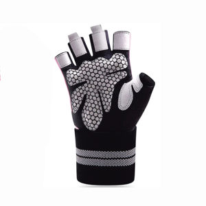 Guantes de Gimnasio de Alta Calidad al por Mayor, Personalizados, para Entrenamiento Físico y Levantamiento de Pesas, Diseño Nuevo, Medios Dedos, Soporte para Ejercicio - Product Image 4