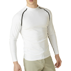 Último Diseño 2026, Camisetas de Protección UV para Hombre con Logotipo Personalizado, Nueva Llegada, Camisetas de Protección UV de Color Sólido para BJJ, Venta en Línea - Product Image 6