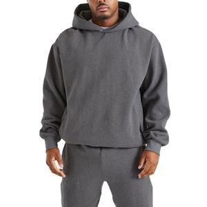 Sweat-shirt à capuche personnalisé pour homme, coupe ample, épaules tombantes, tissu épais, manches longues, style oversize - Product Image 1