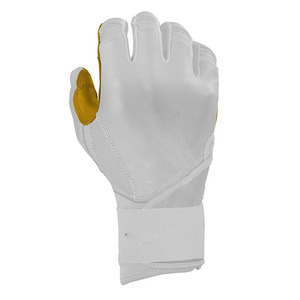 Guantes de Béisbol Juveniles de Moda para Deportes, de Cuero Blanco con Detalles en Relieve y Diseño Acolchado, Guantes de Softbol - Product Image 6