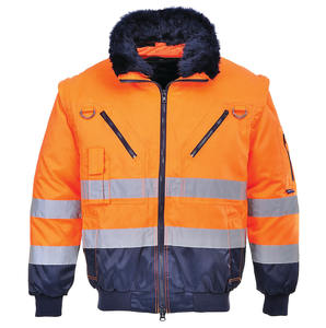 Gilet de sécurité réfléchissant respirant avec poches personnalisées et fermeture éclair pour homme, idéal pour les agents de sécurité et les travaux routiers - Product Image 6