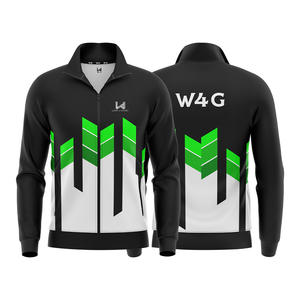 Chaqueta Bomber Formal Unisex W4G con Logotipo Personalizado, Ecológica, Resistente al Viento, Transpirable, con Cierre Completo y Forro Polar - Product Image 4