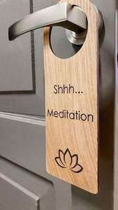 Panneau d'annonce personnalisé en bois de qualité supérieure sur le thème de l'art, avec design rustique minimaliste découpé au laser, personnalisable - Product Image 6