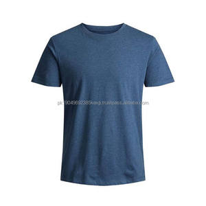 Camisetas de Hombre al por Mayor, Lisas, Casuales, de Alta Calidad, Servicio OEM, Diseño Personalizado, Cuello Redondo, Manga Corta, de Algodón y Fibra de Bambú 2026 - Product Image 1