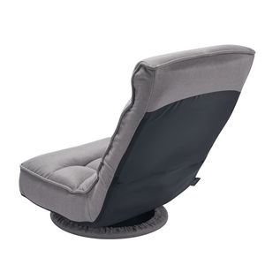 360 Degree Rotating Swivel Floor <b>Gaming</b> <b>Chair</b> 4 Adjustable Positions Foldable Backrest Lumbar Support Reversible Seat <b>Cover</b> - Product Image 1