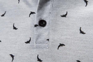 Camisa de Golf Casual para Hombre, de Algodón Transpirable, con Logotipo Personalizado, Impresión Digital 3D, Manga Corta, Estilo Urbano - Product Image 5