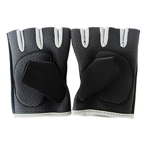 Meilleurs gants de musculation en cuir à demi-doigts, antidérapants, avec fermeture à lacets, support de poignet réglable, design personnalisé, pour la salle de sport et les sports de plein air - Product Image 4