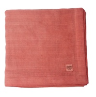 MIMI Tissu Mousseline 100% GOTS Coton Bio Serviette de Bain 2 Couches 100x100cm Sûr Doux Naturellement Antibactérien pour la Plage