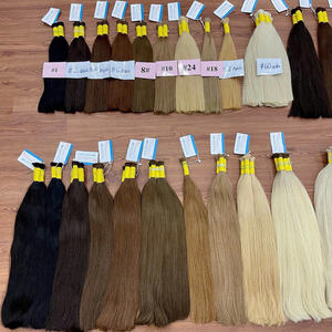 Extensiones de cabello humano virgen 100%, cabello natural ondulado a granel más vendido - Product Image 1