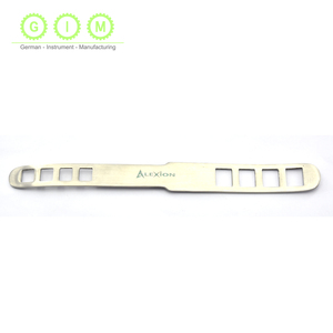 Depresor de Lengua de Acero Inoxidable, Instrumento Médico Quirúrgico Manual, Herramienta de Examen Clínico, Certificado CE ISO13485 - Product Image 1