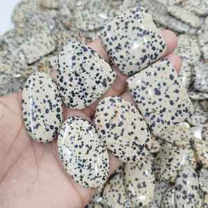 Lote de Cabujones Dálmata Naturales, Lote de Gemas Dálmata al por Mayor, Lote de Gemas Dálmata para la Fabricación de Joyas, Piedra Dálmata - Product Image 5