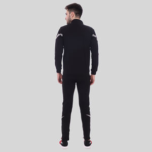 Conjunto Deportivo para Hombre, Estilo Taiwanés, Elástico en Cuatro Direcciones, Ajustado, Color Sólido, Cómodo, de Terciopelo Premium, para Deportes Activos, Otoño, Jogging y Running - Product Image 6