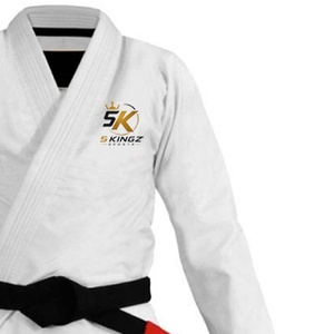 Vêtements de sport d'arts martiaux en gros, logo personnalisé brodé, judogi unisexe pour adultes, 100% coton, 360g, durable, séchage rapide - Product Image 3