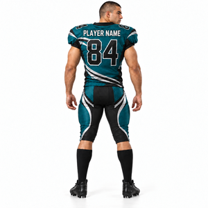 Conjunto de Pantalones y Camiseta de Fútbol Americano, Uniforme de Equipo Personalizado, Tela Transpirable de Spandex/Poliéster, Unisex para Adultos, Ligas, Clubes, Partidos - Product Image 2