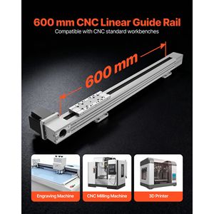 Attuatore lineare CNC con motore passo-passo Nema34 ad alta velocità, guida lineare da 600 mm e trasmissione a cinghia, con area di lavoro di 600 mm - Product Image 2