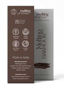 MELTING AROMAS BB010 Encens religieux en bois de bambou fondant - 100% naturel, écologique, biologique, encens indien - Product Image 2